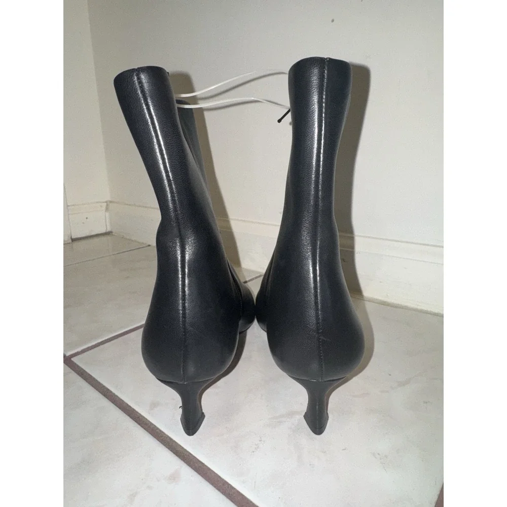 NEW Antonio Melani Jennifer Sumko‎ Boots Women Black Kitten Heel Size 6